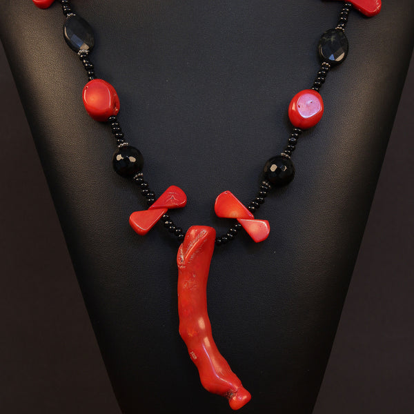 Good Luck Coral “Corno” Necklace - Fatto a Mano Antiques - 3