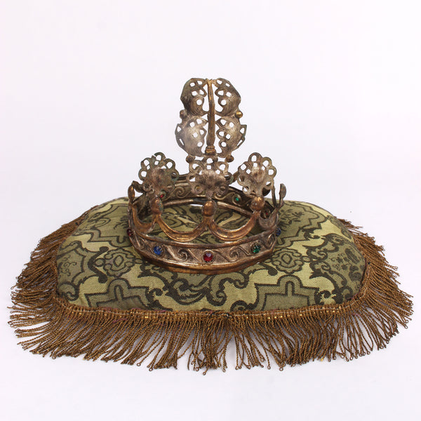 Italian Filigree Virgin Mary Santos Crown