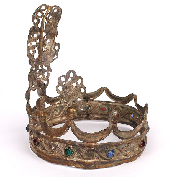 Italian Filigree Virgin Mary Santos Crown
