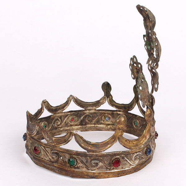 Italian Filigree Virgin Mary Santos Crown