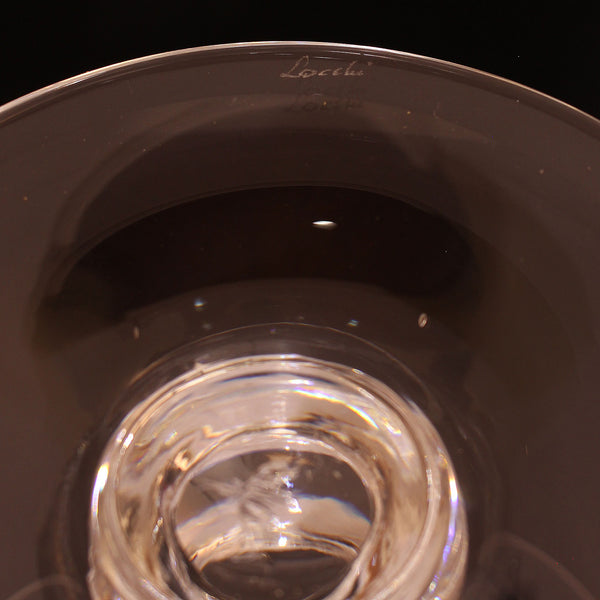 Handcrafted Italian Crystal Centerpiece Bowl