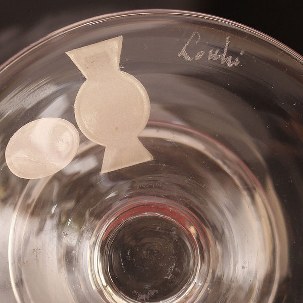 Handcrafted Italian Crystal Flower Vase