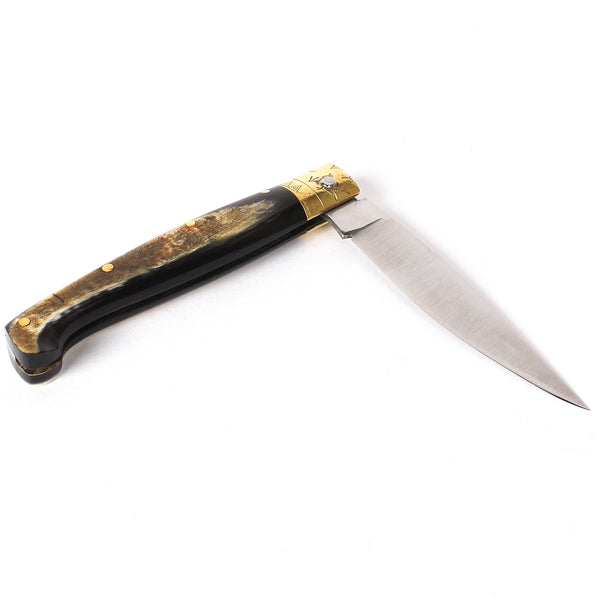 Pattada Pocket Knife with Stag Horn Handle
