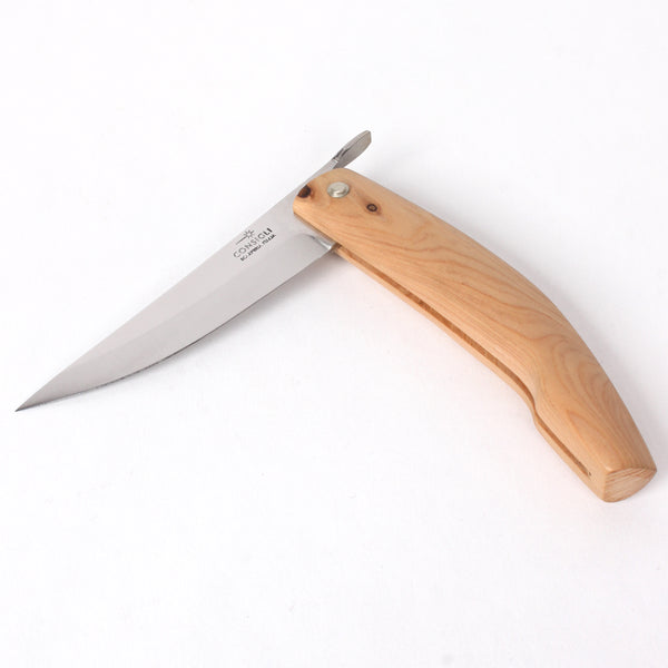 Piemontese Pocket Knife with Juniper Wood Handle
