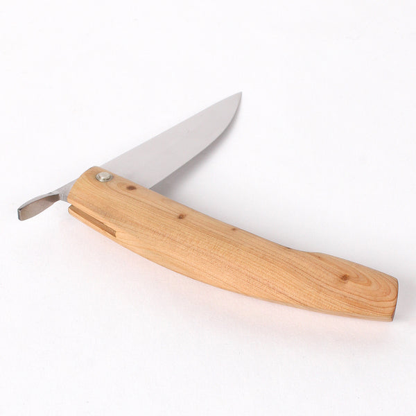 Piemontese Pocket Knife with Juniper Wood Handle
