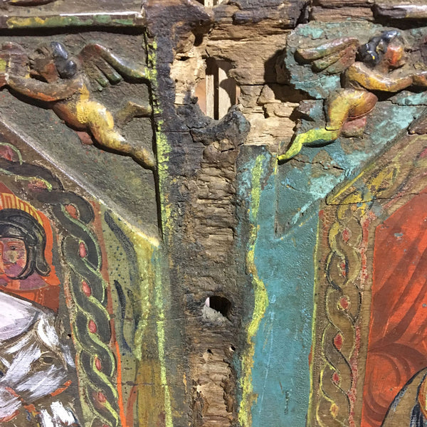 Rare 19th century Sicilian Donkey Cart Fragment