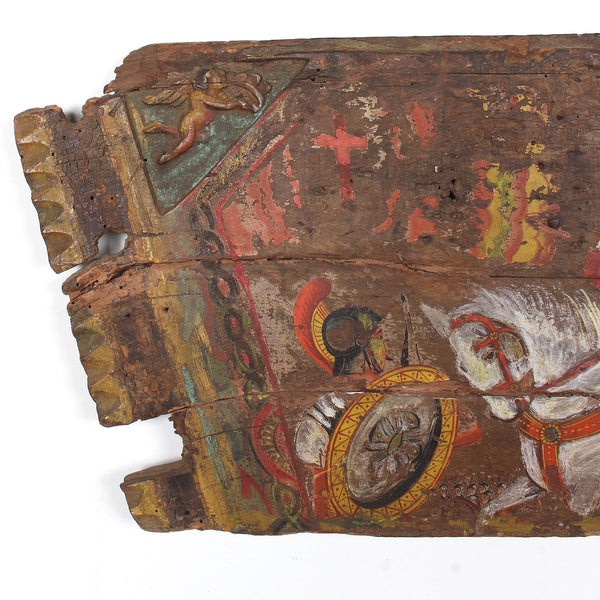 Rare 19th century Sicilian Donkey Cart Fragment