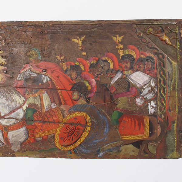 Rare 19th century Sicilian Donkey Cart Fragment