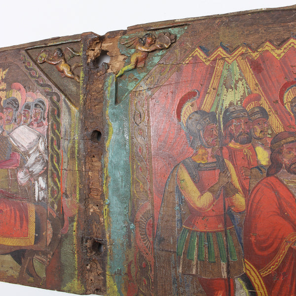 Rare 19th century Sicilian Donkey Cart Fragment