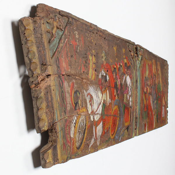 Rare 19th century Sicilian Donkey Cart Fragment