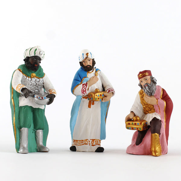 Set of Small Terracotta Nativity Figurines from Naples - Fatto a Mano Antiques - 6