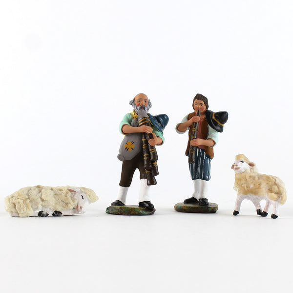 Set of Small Terracotta Nativity Figurines from Naples - Fatto a Mano Antiques - 9