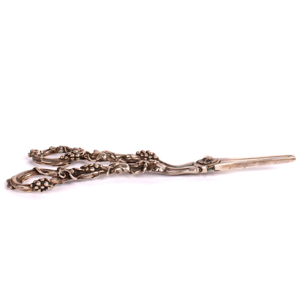 Sterling Silver Grape Shears c. 1900 - Fatto a Mano Antiques - 2
