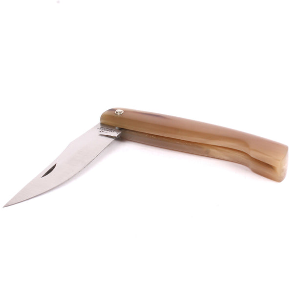 Vernante Pocket Knife Cow Horn - Fatto a Mano Antiques - 4