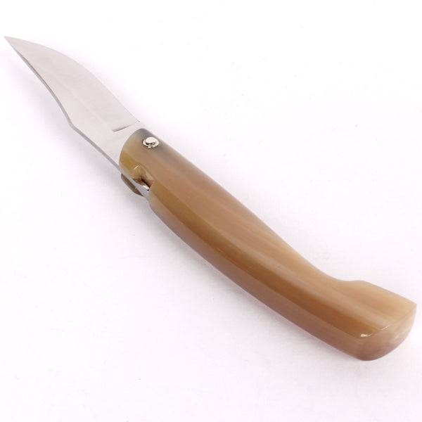 Vernante Pocket Knife Cow Horn - Fatto a Mano Antiques - 6