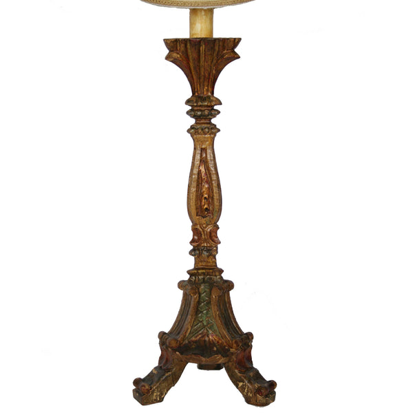 Vintage Italian Candlestick Lamp - Fatto a Mano Antiques - 2