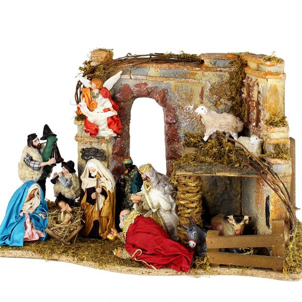 Set of Handmade Terracotta Nativity Figurines from Naples - Fatto a Mano Antiques - 15