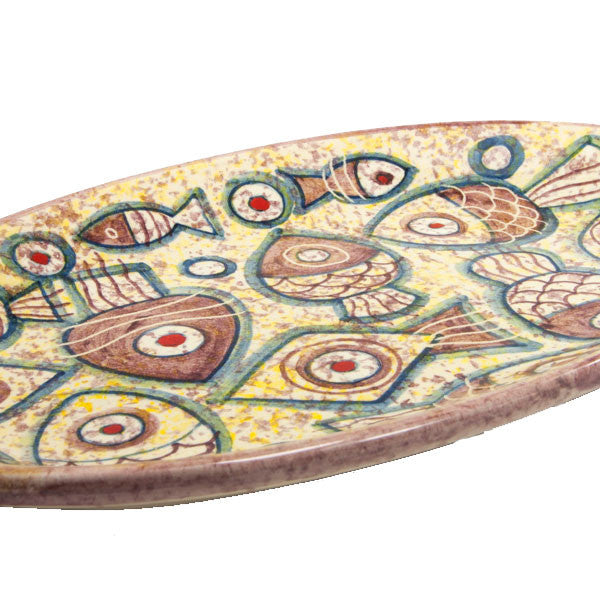 Pesce Petite Oval Platter - Fatto a Mano Antiques - 2